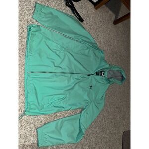 Womens Small Black dogs Vintage Rain Jacket